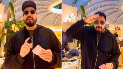 Mika Singh gives 'massive salute to PM Modi' as he uses INR to shop at Louis Vuitton store in Doha airport