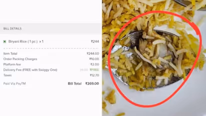 വെജ്- ഭക്ഷണം ഓര്ഡര് ചെയ്തു; കഴിച്ചുകൊണ്ടിരിക്കെ യുവതിക്ക് കിട്ടിയത്...