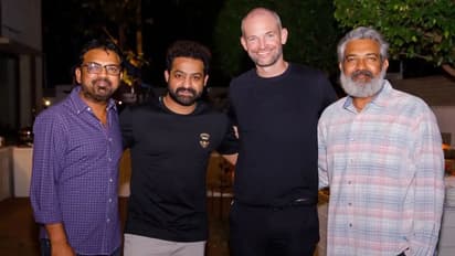 Amazon Studios head James Farrell in Hyderabad, spends time with Jr NTR, SS Rajamouli and others (Photos)