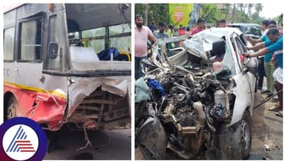 ಕೊಡಗಿನಲ್ಲಿ ಕಾರು- ಕೆಎಸ್ಆರ್ಟಿಸಿ ಬಸ್ ಡಿಕ್ಕಿ: ಹಸುಗೂಸು ಸೇರಿ ಮಂಡ್ಯ ಮೂಲದ ಆರು ಮಂದಿ ಸಾವು