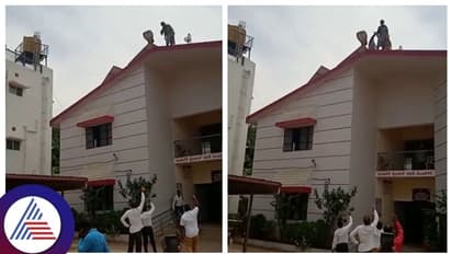 ಮೂಡಿಗೆರೆ ಪೊಲೀಸ್ ಠಾಣೆ ಮೇಲಿಂದ ಜಿಗಿಯಲು ಯತ್ನಿಸಿದ ಮಹಿಳೆ: ವ್ಯಾಜ್ಯ ಇತ್ಯರ್ಥಕ್ಕೆ ಪಟ್ಟು