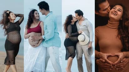 'പുതിയ ലോകത്തിനായി കാത്തിരിക്കുന്നു'; ഗര്ഭകാല ഫോട്ടോഷൂട്ട് ചിത്രങ്ങൾ പങ്കുവച്ച് പൂജ രാമചന്ദ്രൻ