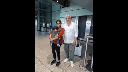 கைக்குழந்தையோடு வந்த சென்னை பெண்... லக்கேஜை குடுமா நான் எடுத்துட்டுவரேன்னு சொன்ன அஜித் - என்ன மனுஷன்யா..!