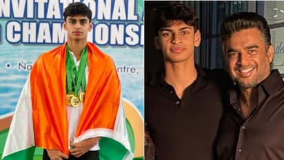 ഇന്ത്യയ്ക്കായി മകൻ നീന്തി നേടിയത് അഞ്ച് സ്വർണം; അഭിമാനമെന്ന് മാധവൻ