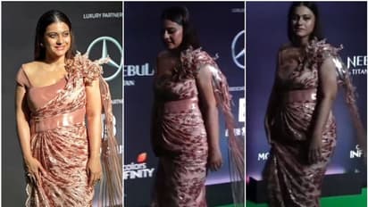 ಟೈಟ್ ಬಟ್ಟೆ, ಹೈ ಹೀಲ್ಸ್ ಧರಿಸಿ ಓಡಾಡಲು ಕಷ್ಟಪಟ್ಟ ಕಾಜೋಲ್; 'ಈ ಶೋಕಿ ಬೇಕಿತ್ತಾ' ಎಂದು ಕಾಲೆಳೆದ ನೆಟ್ಟಿಗರು 