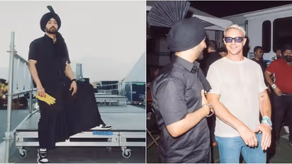 Diljit Dosanjh Coachella gig: Punjabi singer, Diplo bond backstage-see pictures