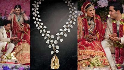 നിത അംബാനി മരുമകള്ക്ക് സമ്മാനിച്ചത് 450 കോടിയുടെ നെക്ലേസ്!