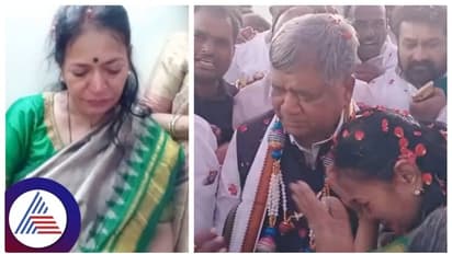 ಬಿಜೆಪಿಯಿಂದ ವಿಶ್ವಾಸ ದ್ರೋಹ : ಜಗದೀಶ್ ಶೆಟ್ಟರನ್ನು ತಬ್ಬಿಕೊಂಡು ಗಳಗಳನೇ ಅತ್ತ ಪತ್ನಿ ಶಿಲ್ಪಾ