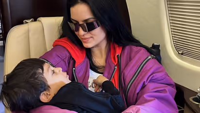 Hardik Pandya's wife Natasa Stankovic had fun time celebrating Easter with son Agastya (WATCH)