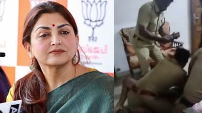 'എന്തുകൊണ്ട് ഈ ക്രൂരത പിണറായി വിജയന്‍ സര്‍'? കൊട്ടിയത്തെ പൊലീസ് അറസ്റ്റിന്‍റെ വീഡിയോ പങ്കുവച്ച് ഖുഷ്ബു