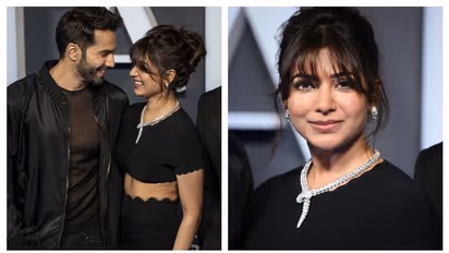 Samantha Ruth Prabhu dons Victoria Beckham co-ord set and Bulgari jewellery at Citadel Premiere in London