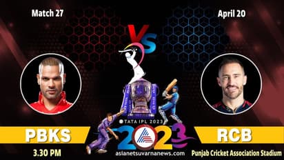 IPL 2023 ಆರ್ಸಿಬಿಗೆ ಇಂದು ಪಂಜಾಬ್ ಕಿಂಗ್ಸ್ ಚಾಲೆಂಜ್..!