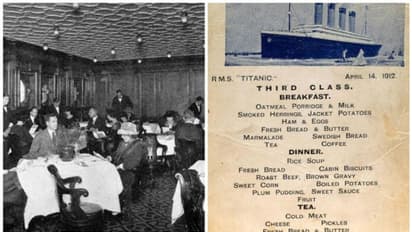 ടൈറ്റാനിക്കിലെ യാത്രക്കാരുടെ ഭക്ഷണം; 111 വര്ഷങ്ങള്ക്ക് ശേഷം വൈറലാകുന്ന മെനു!
