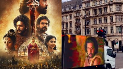 'പൊന്നിയിൻ സെല്വൻ' പ്രചാരണം പൊടിപൊടിക്കുന്നു, യുകെയിലെ ദൃശ്യങ്ങള്