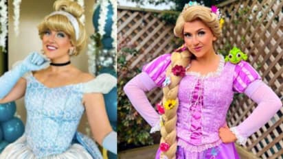 അധ്യാപന ജോലി രാജിവച്ചു, മുഴുവൻ സമയം ഡിസ്നി പ്രിൻസസ് ആയി മാറി യുവതി