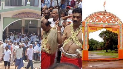 ഉത്സവം ക്ഷണിക്കാൻ വെളിച്ചപ്പാട് പള്ളിമുറ്റത്ത്, തുളു ഭാഷയിൽ ക്ഷണം; ഉപചാരപൂർവ്വം വരവേറ്റ് പള്ളിക്കമ്മറ്റി