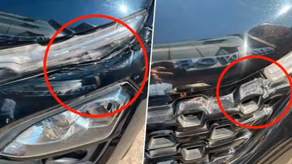 Viral photo shows Tata Harrier's front fascia melting in Bengaluru
