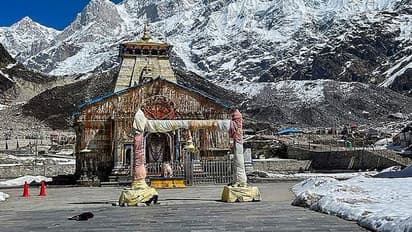 Doors of Kedarnath Dham open for pilgrims after IMD issues snowfall alert