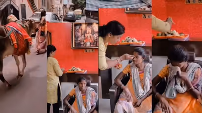 ಕೋಲೆ ಬಸವನೊಂದಿಗೆ ಭಿಕ್ಷಾಟನೆ ಮಾಡ್ತಿದ್ದ ಗರ್ಭಿಣಿ: ಮನೆಗೆ ಕರೆದು ಮಡಿಲು ತುಂಬಿದ ಗೃಹಿಣಿ