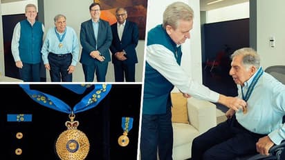 'Titan of biz...': Ratan Tata receives Australia's Highest Civil Honour; See photos