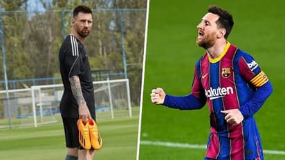 Lionel Messi in Barcelona: PSG star enjoys time in Catalan capital as speculation of comeback grows - WATCH