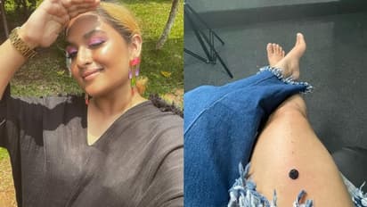 ടാറ്റൂ അടിച്ചു; ഫോട്ടോ പങ്കുവച്ച് നടി പ്രയാഗ മാര്ട്ടിൻ...