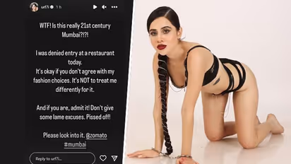 Urfi Javed gets hysterical after being denied entry at restaurant, says 'Is this really 21st century Mumbai'