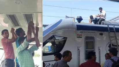 Leakage found in AC grill of Kerala's Vande Bharat Express ; Repairs underway