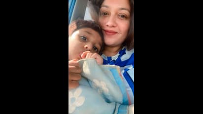 ಮೇಘನಾ ರಾಜ್ ವರ್ಕೌಟ್; ಜಿಮ್‌ನಲ್ಲಿ ರಾಯನ್ ತುಂಟಾಟ ನೋಡಿ... 