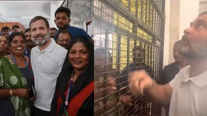 Karnataka assembly election 2023 : கர்நாடக தேர்தல் வீடு வீடாக சென்று மக்களை சந்திக்கும் ராகுல்காந்தி!