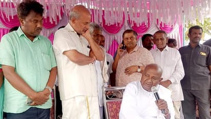 ಸಾ.ರಾ. ಆಯ್ಕೆಮಾಡಿ, ಎಚ್‌ಡಿಕೆಗೆ ಬಹುಮತ ನೀಡಿ: ಎಚ್‌.ಡಿ.ದೇವೇಗೌಡ