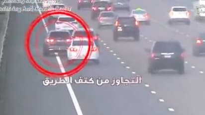 യുഎഇയിലെ റോഡിലൂടെ അപകടകരമായി വാഹനം ഓടിച്ച ഡ്രൈവര്ക്കെതിരെ നടപടി; വീഡിയോ പുറത്തുവിട്ട് പൊലീസ്