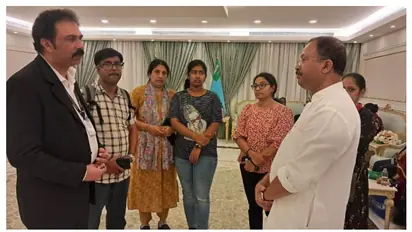 Operation Kaveri: Kerala expats head home after landing in Delhi; MoS meets deceased Indian's family