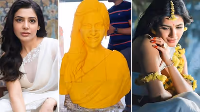 Photos: Samantha Ruth Prabhu gets temple named after her; Idol photo goes viral