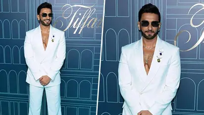 Ranveer Singh dons white pantsuit at Tiffany & Co store reopening in New York