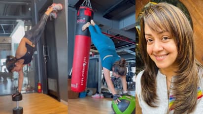 തല കുത്തി നിന്ന് ജ്യോതികയുടെ വര്ക്കൗട്ട്; വൈറലായി വീഡിയോ