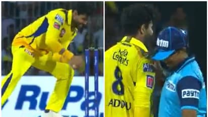 പെട്ടെന്ന് കണ്ടമാണെന്ന് ഓര്‍ത്തോ! ക്യാച്ചിന് പിന്നാലെ ജഡേജയുടെ 'കുട്ടിക്കളി'; പന്ത് താഴെയിട്ട് റണ്‍ഔട്ട് ശ്രമം