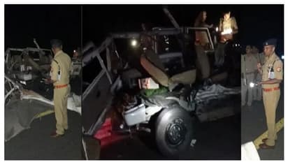 മുള കയറ്റിയ ട്രാക്ടർ ട്രോളിക്ക് പിന്നിൽ കാറിടിച്ചു, കുടുംബത്തിലെ അഞ്ച് പേർക്ക് ദാരുണാന്ത്യം