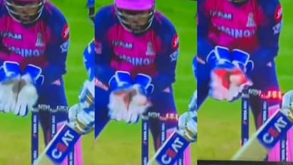 ബെയില്സിളക്കിയത് പന്ത് തന്നെ; രോഹിത്തിനെ സഞ്ജു ചതിച്ചിട്ടില്ല-വീഡിയോ