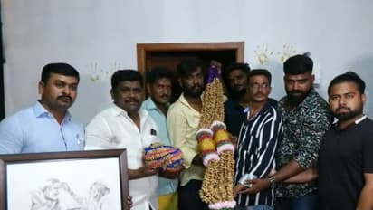 சித்ரதுர்காவில் பிரதமர் மோடிக்காக தயாரான நிலக்கடலை மாலை!