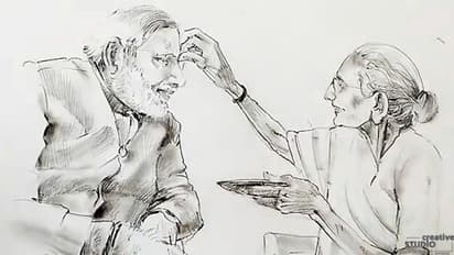 Karnataka Election 2023: PM Modi receives touching gift in Chitradurga; WATCH time-lapse video of painting