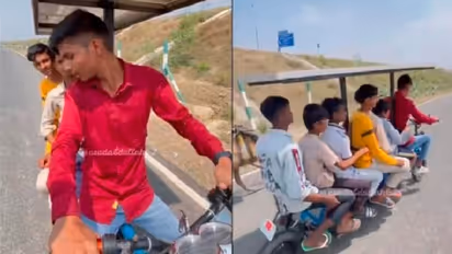 ಗುಜಿರಿ ವಸ್ತುಗಳಿಂದ ರೆಡಿಯಾಯ್ತು 7 ಜನ ಸಾಗುವ ಸೋಲಾರ್ ಸ್ಕೂಟರ್; ವೈರಲ್ ವೀಡಿಯೋ