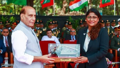 India hands over Fast Patrol Vessel and Landing Craft Assault Ship to Maldives