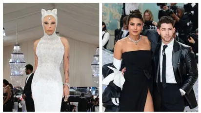 Priyanka Chopra-Nick Jonas mimic Doja Cat's MEOW interview from Met Gala 2023; watch this funny video