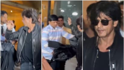 സെല്ഫി എടുക്കാന് വന്നയാളുടെ കൈതട്ടിമാറ്റി ഷാരൂഖ് ഖാന് - വീഡിയോ