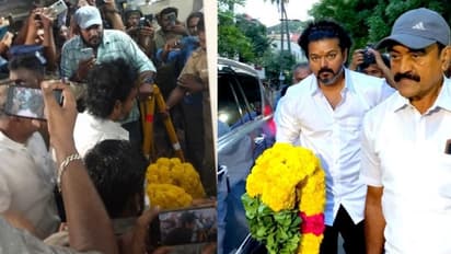 മനോബാലയ്ക്ക് അന്ത്യാഞ്ജലി അര്‍പ്പിക്കാന്‍ നേരിട്ടെത്തി വിജയ്: വീഡിയോ