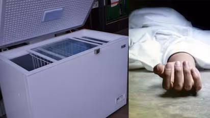 dead body in freezer