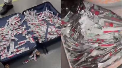 ടിക് ടോക് ട്രെന്ഡ് വൈറല്,കിട്ടാനില്ല ഈ മിഠായി; 295 കിലോ മിഠായിയുമായി ദമ്പതികള് വിമാനത്താവളത്തില് പിടിയില്