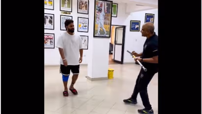 സഹായമില്ലാതെ നടത്തം, ടേബിള്‍ ടെന്നീസ്; റിഷഭ് പന്ത് കരുത്തോടെ തിരിച്ചുവരുന്നു- വീഡിയോ വൈറല്‍