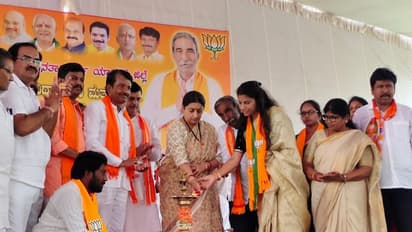 ಯಾದಗಿರಿಯಲ್ಲಿ ಬಿಜೆಪಿ ಬಹಿರಂಗ ಸಮಾವೇಶ: ಶಾಸಕ ವೆಂಕಟರೆಡ್ಡಿ ಪರವಾಗಿ ಮತಯಾಚನೆ ಮಾಡಿದ ಸ್ಮೃತಿ